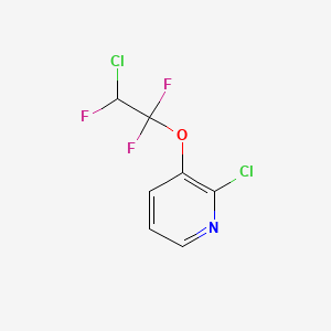 molecular formula C7H4Cl2F3NO B6605666 2-chloro-3-(2-chloro-1,1,2-trifluoroethoxy)pyridine CAS No. 2803865-23-6