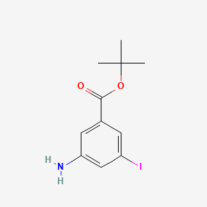 molecular formula C11H14INO2 B6605880 tert-butyl3-amino-5-iodobenzoate CAS No. 1871303-43-3