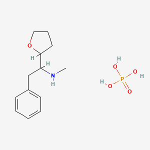 molecular formula C13H22NO5P B6605887 methyl[1-(oxolan-2-yl)-2-phenylethyl]amine; phosphoric acid CAS No. 2241142-36-7