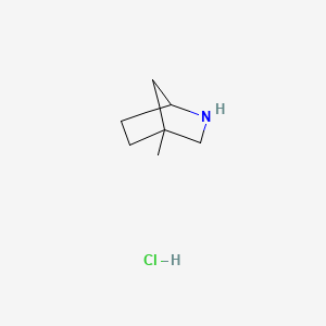 molecular formula C7H14ClN B6607290 4-methyl-2-azabicyclo[2.2.1]heptanehydrochloride CAS No. 2839139-04-5