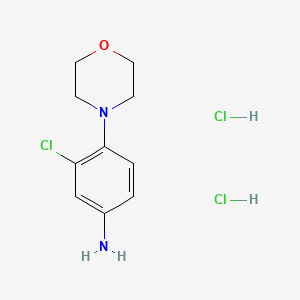 molecular formula C10H15Cl3N2O B6607469 3-chloro-4-(morpholin-4-yl)anilinedihydrochloride CAS No. 2839143-69-8