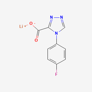 molecular formula C9H5FLiN3O2 B6607522 lithium(1+)4-(4-fluorophenyl)-4H-1,2,4-triazole-3-carboxylate CAS No. 2839158-26-6