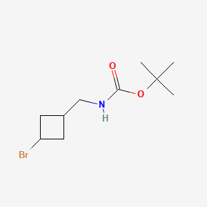 molecular formula C10H18BrNO2 B6607668 tert-butyl N-{[(1r,3r)-3-bromocyclobutyl]methyl}carbamate CAS No. 2839128-95-7