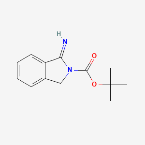 molecular formula C13H16N2O2 B6607807 tert-butyl 1-imino-2,3-dihydro-1H-isoindole-2-carboxylate CAS No. 2613384-66-8