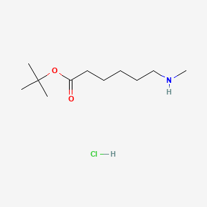 molecular formula C11H24ClNO2 B6607849 tert-butyl6-(methylamino)hexanoatehydrochloride CAS No. 2839158-31-3