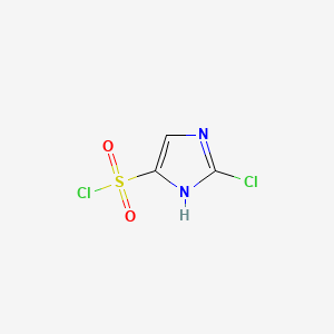 molecular formula C3H2Cl2N2O2S B6607933 2-chloro-1H-imidazole-5-sulfonyl chloride CAS No. 2839156-62-4