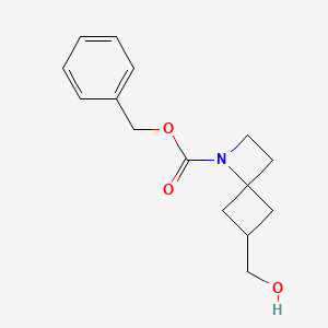 molecular formula C15H19NO3 B6608023 benzyl6-(hydroxymethyl)-1-azaspiro[3.3]heptane-1-carboxylate CAS No. 2680861-83-8