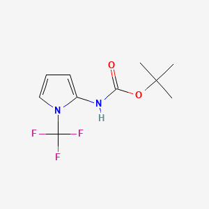molecular formula C10H13F3N2O2 B6608194 tert-butyl N-[1-(trifluoromethyl)-1H-pyrrol-2-yl]carbamate CAS No. 2839158-04-0