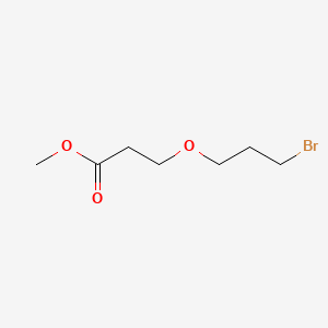 molecular formula C7H13BrO3 B6608467 methyl 3-(3-bromopropoxy)propanoate CAS No. 2839158-21-1