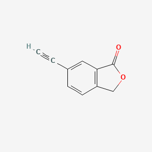 molecular formula C10H6O2 B6608592 6-ethynyl-1,3-dihydro-2-benzofuran-1-one CAS No. 2870701-96-3