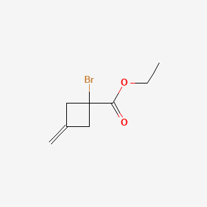 molecular formula C8H11BrO2 B6608648 ethyl 1-bromo-3-methylidenecyclobutane-1-carboxylate CAS No. 2866335-72-8