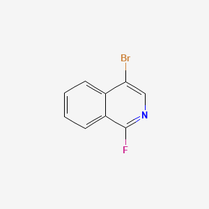 molecular formula C9H5BrFN B6608650 4-bromo-1-fluoroisoquinoline CAS No. 2460500-66-5