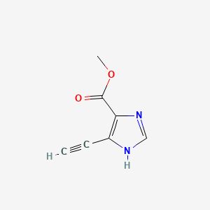 molecular formula C7H6N2O2 B6608962 methyl 5-ethynyl-1H-imidazole-4-carboxylate CAS No. 2866353-30-0