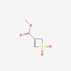 molecular formula C5H6O4S B6609070 methyl 1,1-dioxo-2H-1lambda6-thiete-3-carboxylate CAS No. 2866322-37-2