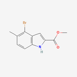 B6609832 methyl 4-bromo-5-methyl-1H-indole-2-carboxylate CAS No. 2484720-44-5