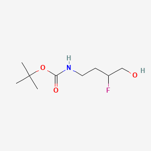 molecular formula C9H18FNO3 B6609906 tert-butylN-(3-fluoro-4-hydroxybutyl)carbamate CAS No. 2358501-86-5