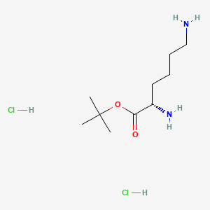 molecular formula C10H24Cl2N2O2 B6610380 tert-butyl (2S)-2,6-diaminohexanoate dihydrochloride CAS No. 2763740-70-9
