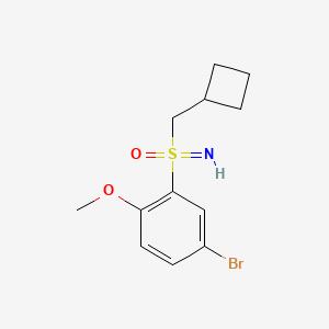 (5-bromo-2-methoxyphenyl)(cyclobutylmethyl)imino-lambda6-sulfanone