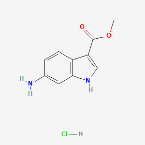 methyl 6-amino-1H-indole-3-carboxylate hydrochloride