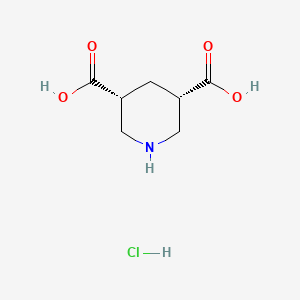 (3R,5S)-piperidine-3,5-dicarboxylic acid hydrochloride, cis