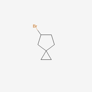 molecular formula C7H11Br B6610560 5-bromospiro[2.4]heptane CAS No. 2837688-26-1