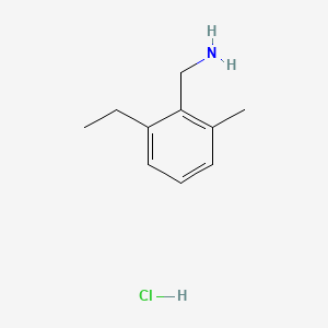 molecular formula C10H16ClN B6610831 (2-ethyl-6-methylphenyl)methanamine hydrochloride CAS No. 2702205-13-6