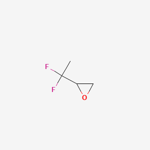 molecular formula C4H6F2O B6611109 2-(1,1-difluoroethyl)oxirane CAS No. 381-75-9