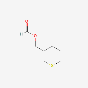 molecular formula C7H12O2S B6611184 (thian-3-yl)methyl formate CAS No. 2763760-28-5