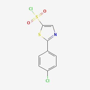 2-(4-chlorophenyl)-1,3-thiazole-5-sulfonyl chloride