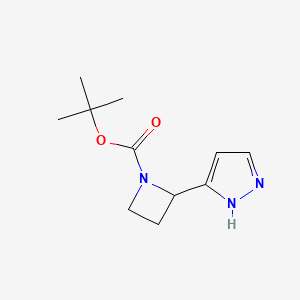 tert-butyl 2-(1H-pyrazol-3-yl)azetidine-1-carboxylate