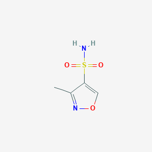 molecular formula C4H6N2O3S B6611383 3-methyl-1,2-oxazole-4-sulfonamide CAS No. 2172067-86-4