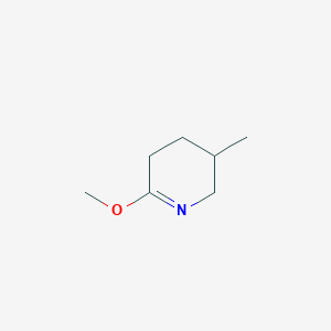 molecular formula C7H13NO B6611414 6-methoxy-3-methyl-2,3,4,5-tetrahydropyridine CAS No. 179685-58-6