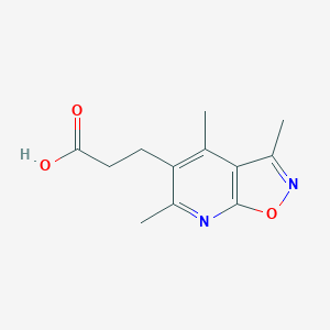 B6611693 3-{trimethyl-[1,2]oxazolo[5,4-b]pyridin-5-yl}propanoic acid CAS No. 953751-49-0
