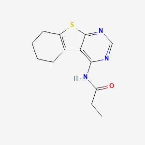 N-(5,6,7,8-Tetrahydro[1]benzothieno[2,3-d]pyrimidin-4-yl)propanamide