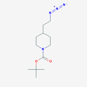 molecular formula C12H22N4O2 B6611959 N-Boc-4-(2-azidoethyl)piperidine CAS No. 146093-45-0