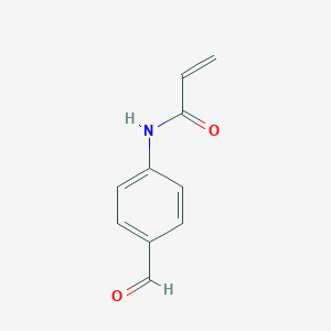 molecular formula C10H9NO2 B6612038 N-(4-formylphenyl)prop-2-enamide CAS No. 21897-65-4