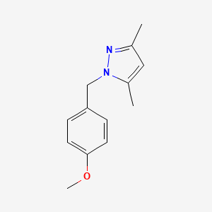 B6612066 1-[(4-methoxyphenyl)methyl]-3,5-dimethyl-1H-pyrazole CAS No. 163814-55-9