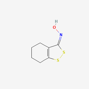 molecular formula C7H9NOS2 B6612077 N-[(3Z)-4,5,6,7-tetrahydro-3H-1,2-benzodithiol-3-ylidene]hydroxylamine CAS No. 19795-93-8