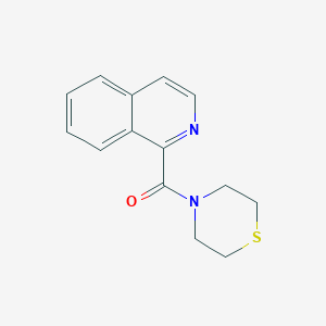 B6612105 Isoquinolin-1-YL-thiomorpholin-4-YL-methanone CAS No. 864685-18-7