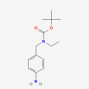 tert-butyl N-[(4-aminophenyl)methyl]-N-ethylcarbamate