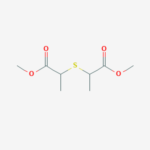 methyl 2-[(1-methoxy-1-oxopropan-2-yl)sulfanyl]propanoate