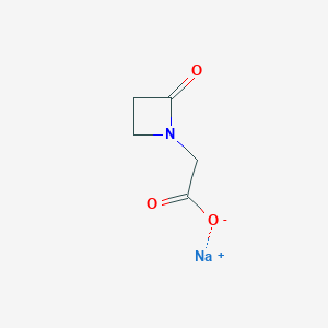 molecular formula C5H6NNaO3 B6612211 sodium2-(2-oxoazetidin-1-yl)acetate CAS No. 130677-07-5
