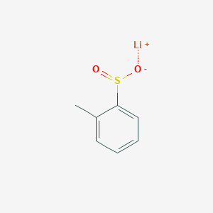 molecular formula C7H7LiO2S B6612266 lithium(1+)ion2-methylbenzene-1-sulfinate CAS No. 2309465-71-0