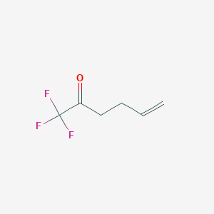 molecular formula C6H7F3O B6612467 1,1,1-trifluorohex-5-en-2-one CAS No. 70961-01-2