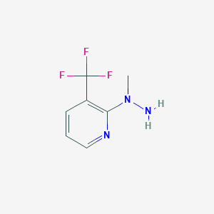 2-(1-Methylhydrazinyl)-3-(trifluoromethyl)pyridine
