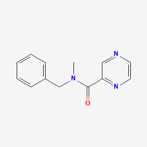 N-Methyl-N-(phenylmethyl)-2-pyrazinecarboxamide