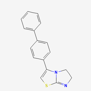 Imidazo[2,1-b]thiazole, 3-[1,1'-biphenyl]-4-yl-5,6-dihydro-