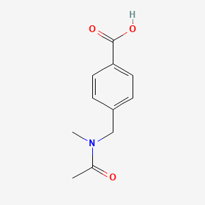 4-[(N-methylacetamido)methyl]benzoic acid