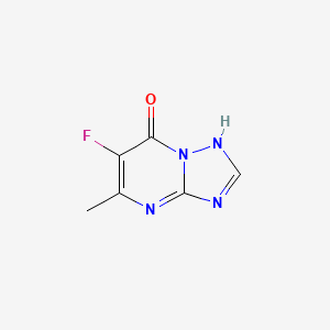 6-fluoro-5-methyl-4H,7H-[1,2,4]triazolo[1,5-a]pyrimidin-7-one