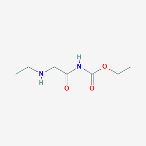ethyl N-[2-(ethylamino)acetyl]carbamate